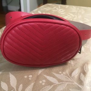 Steve Madden Red Belt Bag
